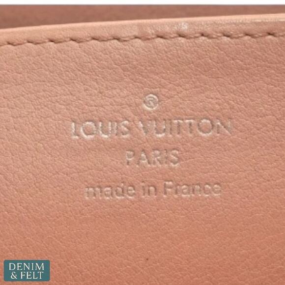 Louis Vuitton Pink Mahina Leather Zippy Wallet – Monogram Perforated, Authentic - Picture 15 of 16